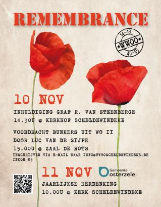 Remembrance 2024 in Scheldewindeke